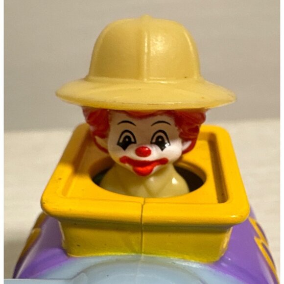 McDonalds Blue Elephant Toy With Baby Ronald In Safari Hat 2013 - Picture 7 of 8